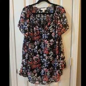 Floral Maternity Blouse